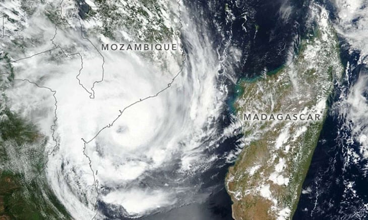 Tempestade tropical se aproxima de Moçambique e impacta navegação