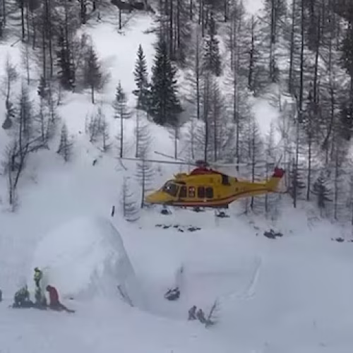 Avalanche em Courmayeur provoca mortes de dois esquiadores