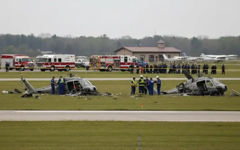 Colisão entre dois helicópteros em Nova Jersey provoca pelo menos uma morte