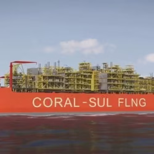 Coral Sul FLNG consolida Moçambique como potência mundial de LNG