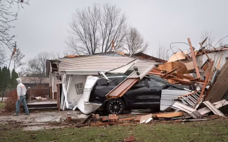 EUA: Tornado mata casal de idosos no estado de Indiana