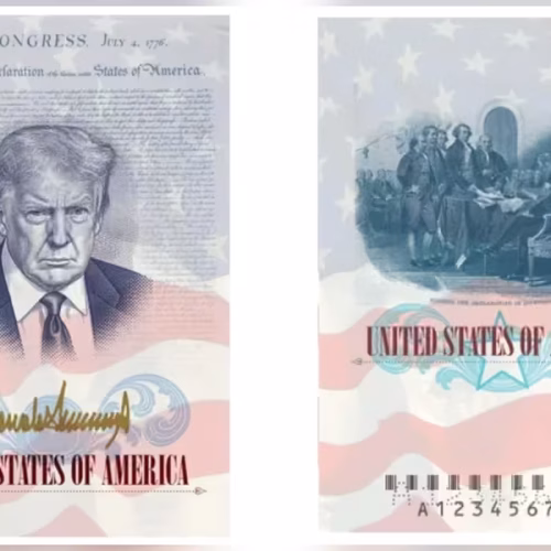 Governo dos EUA anuncia edição limitada de passaporte com Trump