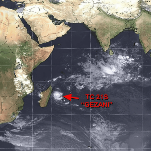 Inhambane em alerta para tempestade tropical Gezani