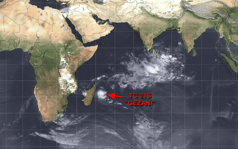 Inhambane em alerta para tempestade tropical Gezani