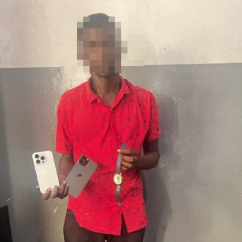 Suspeito detido após escalar prédio e furtar residência na Maputo