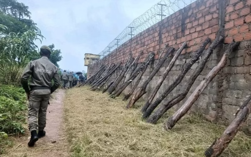 Muro de penitenciária em Chimoio ameaça desabar e preocupa autoridades
