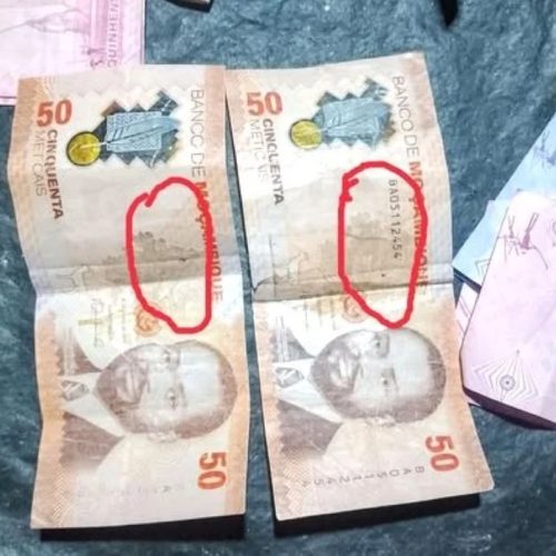 Banco de Moçambique garante autenticidade de notas do metical sem número de série