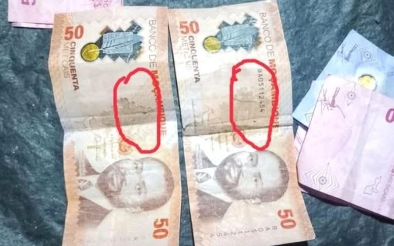 Banco de Moçambique garante autenticidade de notas do metical sem número de série
