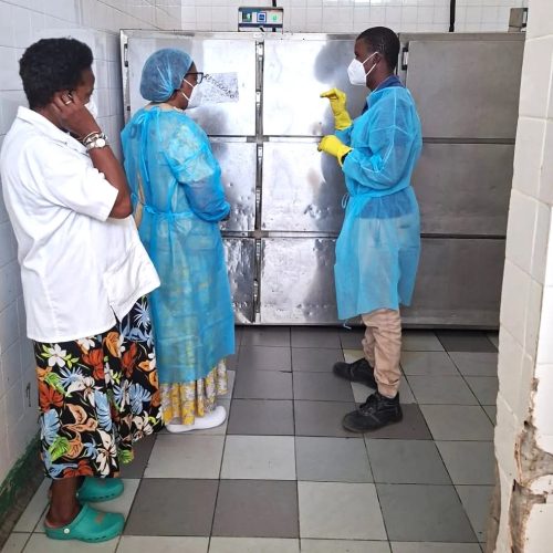 Obras de reabilitação da morgue do HCM avançam rapidamente