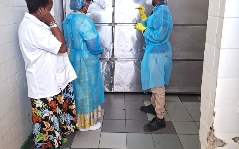Obras de reabilitação da morgue do HCM avançam rapidamente
