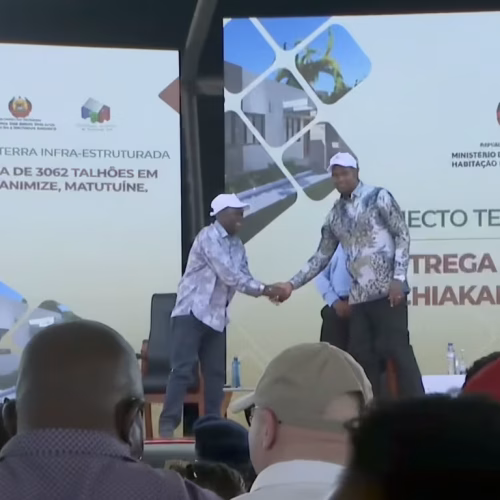 PR Chapo entrega 3.062 talhões em Matutuíne para habitação jovem