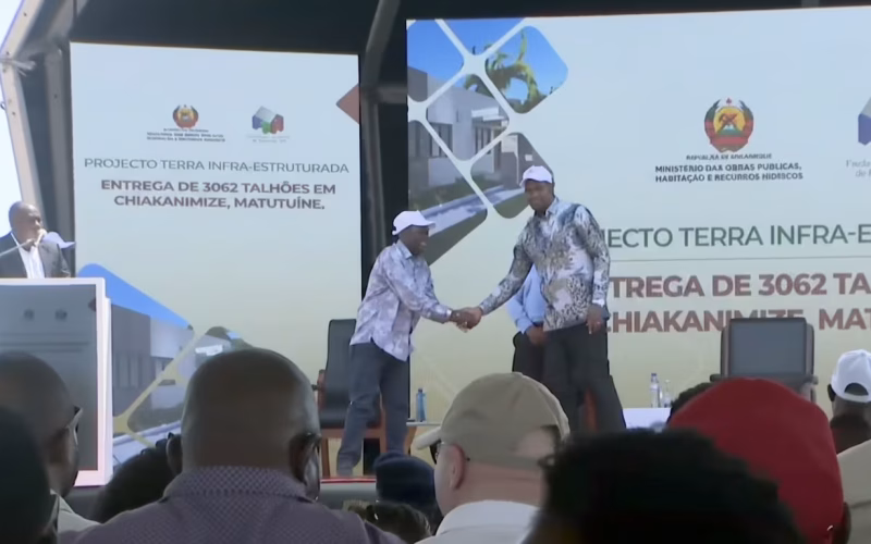 PR Chapo entrega 3.062 talhões em Matutuíne para habitação jovem