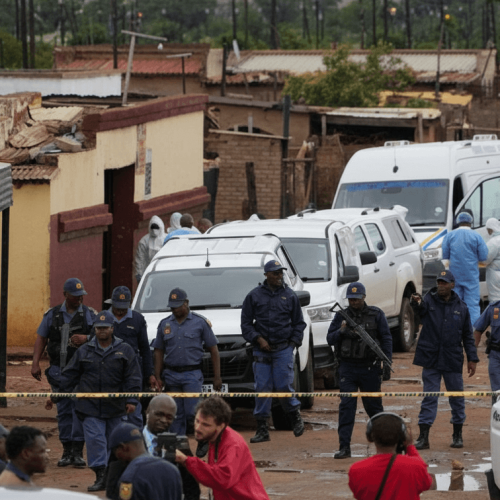 Polícia sul-africana detém 11 suspeitos após tiroteio que deixou nove mortos