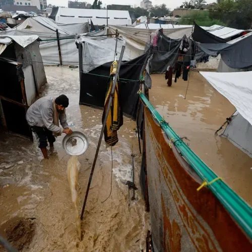 Tempestade polar causa pelo menos 17 mortes na Faixa de Gaza
