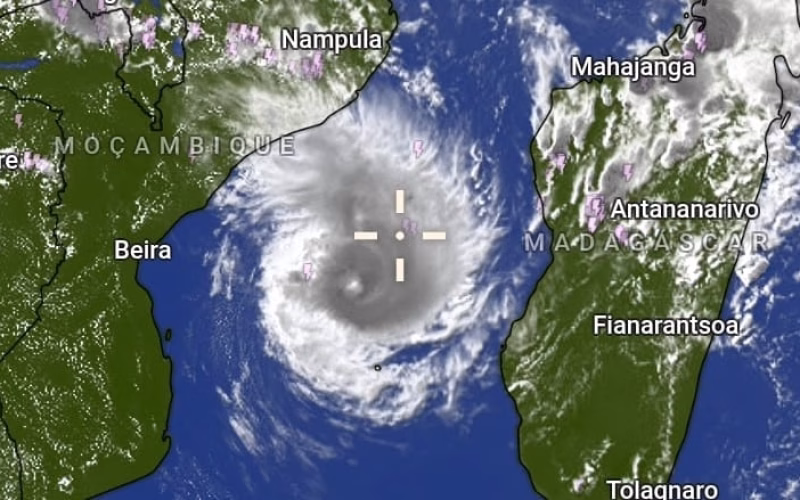 Tempestade tropical Horácio se forma no Oceano Índico