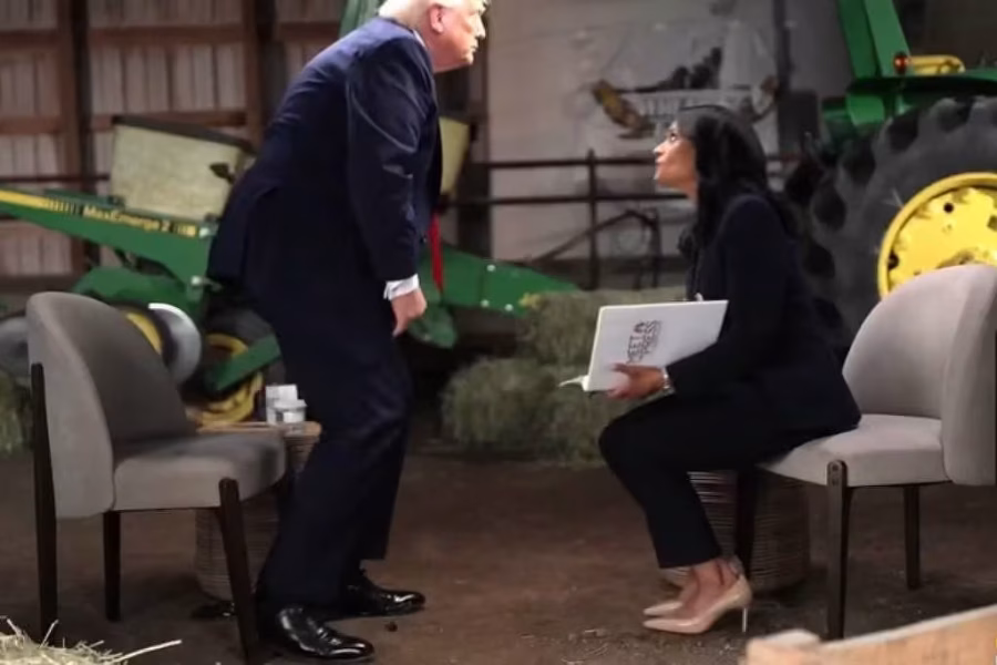 Trump abandona entrevista após ser questionado sobre provas de fraude eleitoral