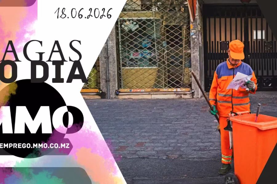 Vaga de emprego do dia 18 de Junho de 2026 (40 vagas)